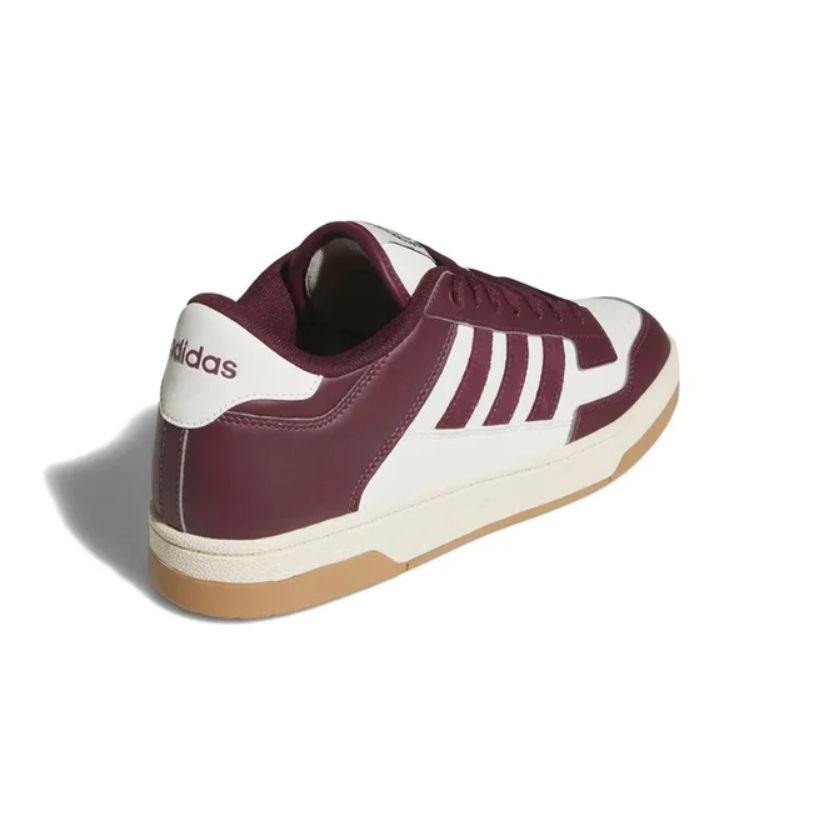 adidas rapid court bianco-bordaux uomo