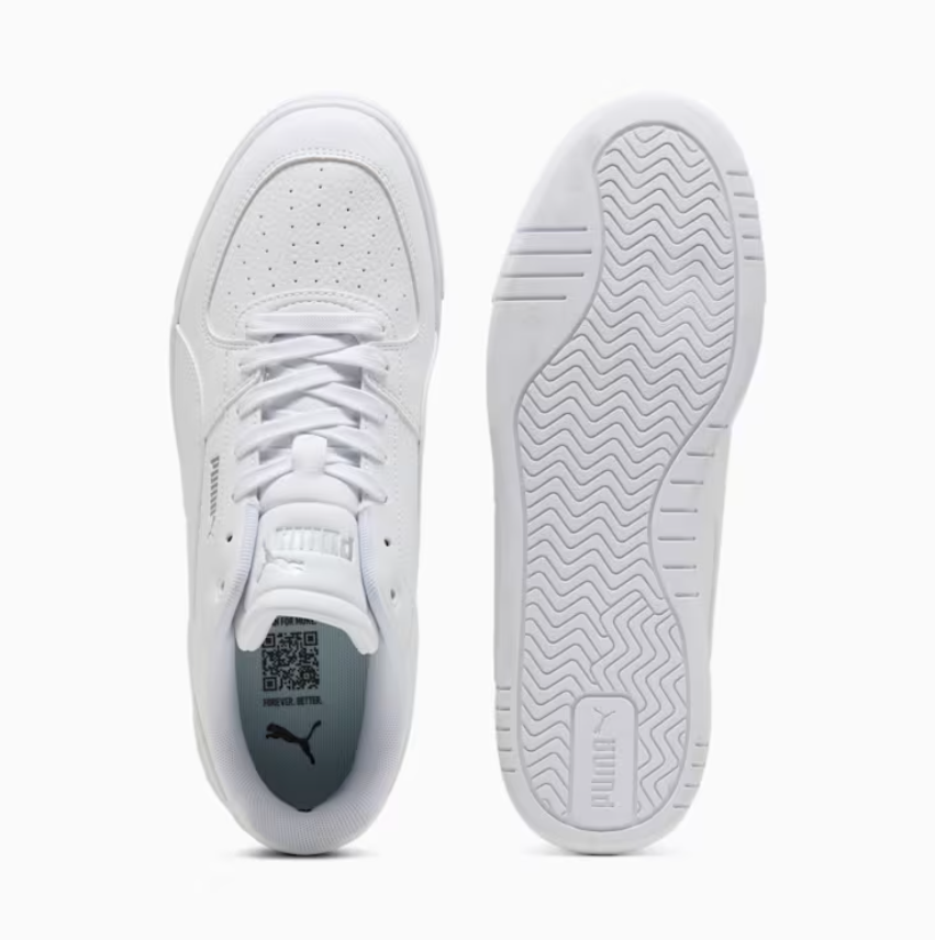 scarpe puma caven iii white uomo