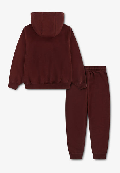 Nike Tuta Club Bordeaux bambina