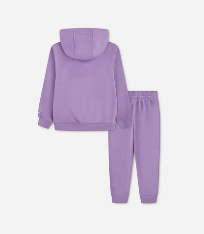 Nike Tuta Lilla Logo Brillantini bambina