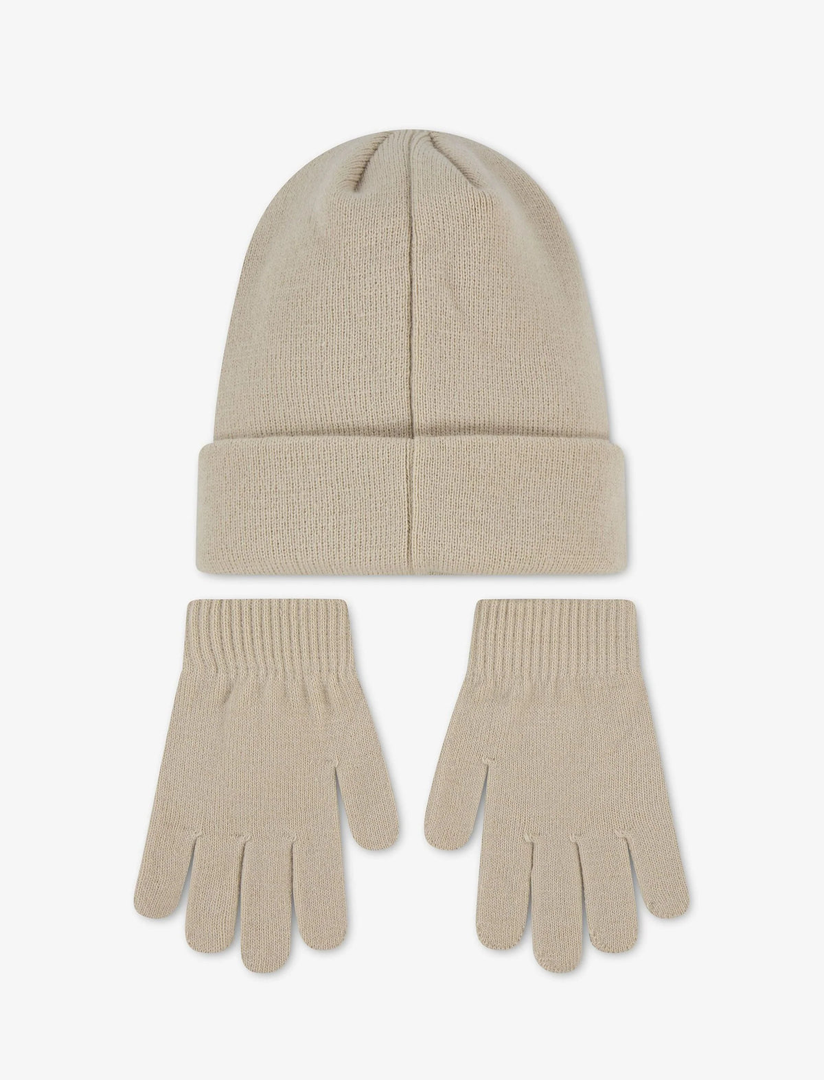nike set cappellino e guanti beige bambina