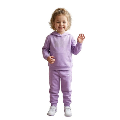 Nike Tuta Lilla Logo Brillantini bambina