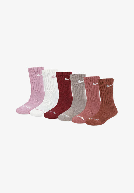 Nike Set Calzini 6Pz Vivid Pink bambina