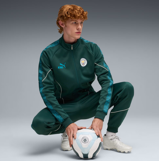 Puma Tuta Completa Manchester City King verde uomo