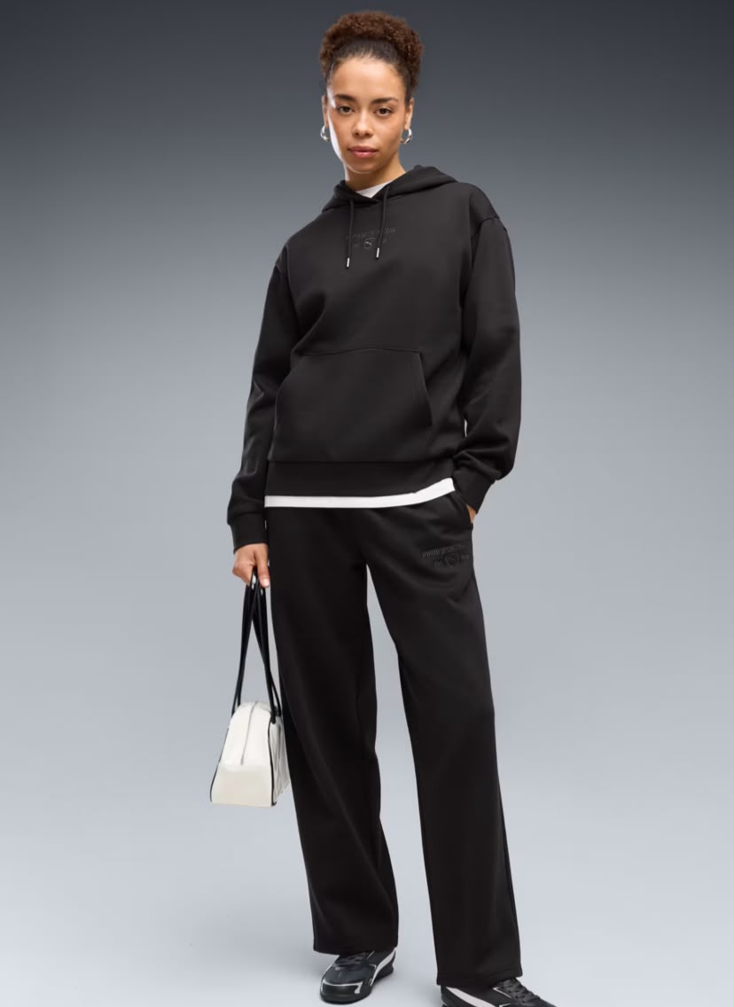 puma tuta completa class black donna