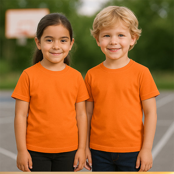 divisa scolastica t-shirt infanzia bambini in cotone