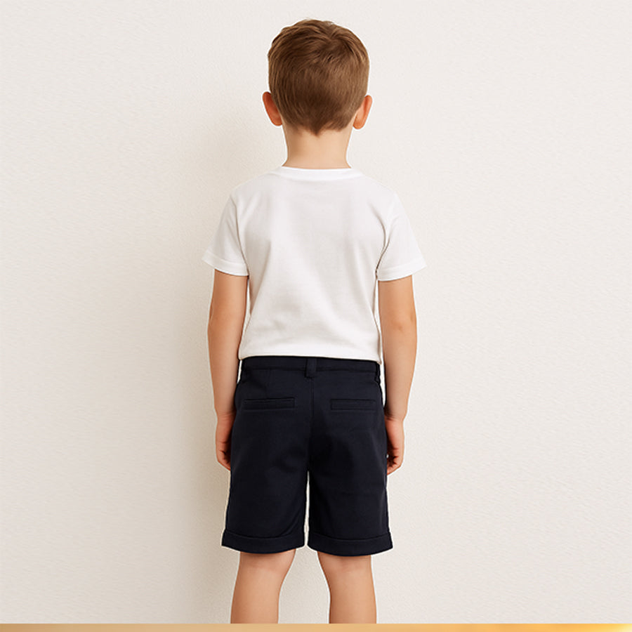 divisa scolastica bermuda con tasche bambini