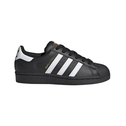 ADIDAS SUPERSTAR J NERO/BAINCO