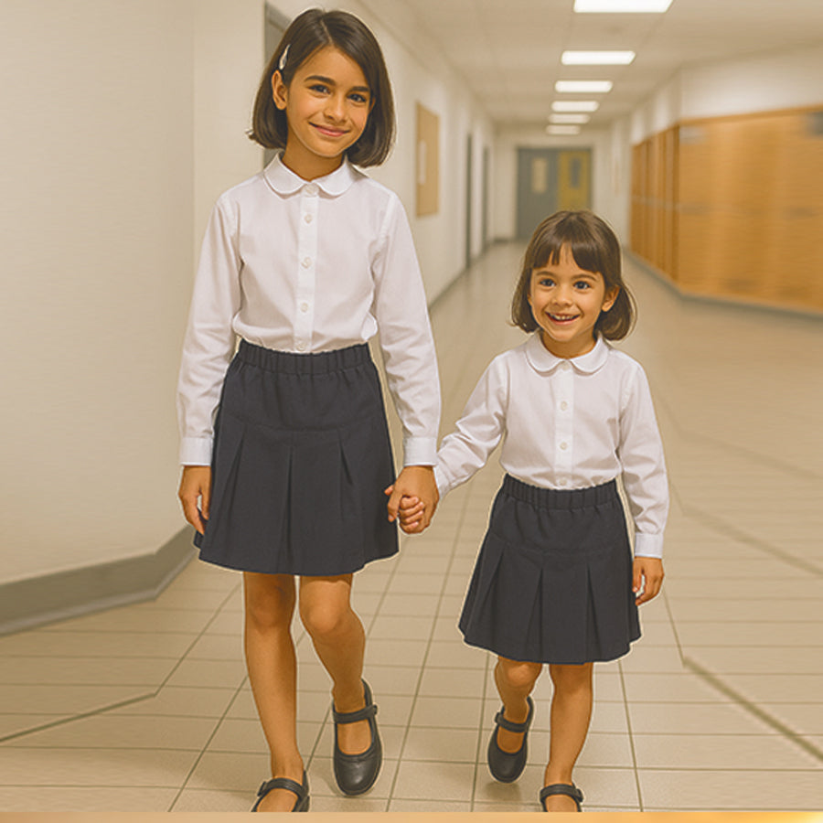 divisa scolastica gonna elasticizzata