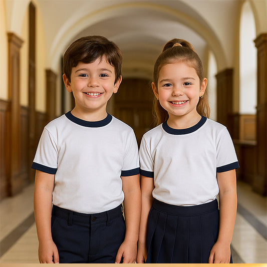 Divisa Scolastica Maglietta Elasticizzata