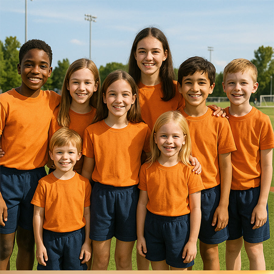 divisa scolastica pantaloncino in felpa non garzata