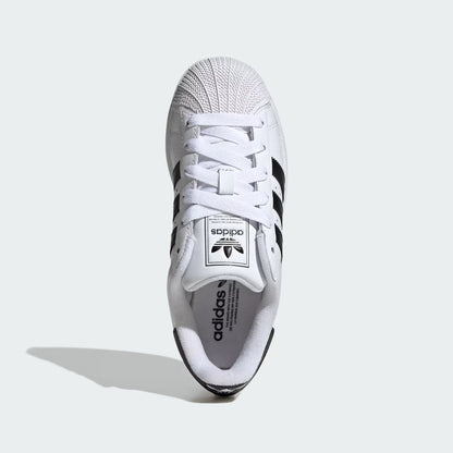 ADIDAS SUPERSTAR II J BIANCO-NERO