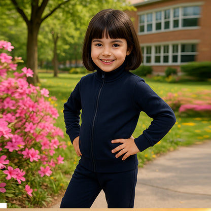 Divisa Scolastica Tuta in felpa bambino non garzata