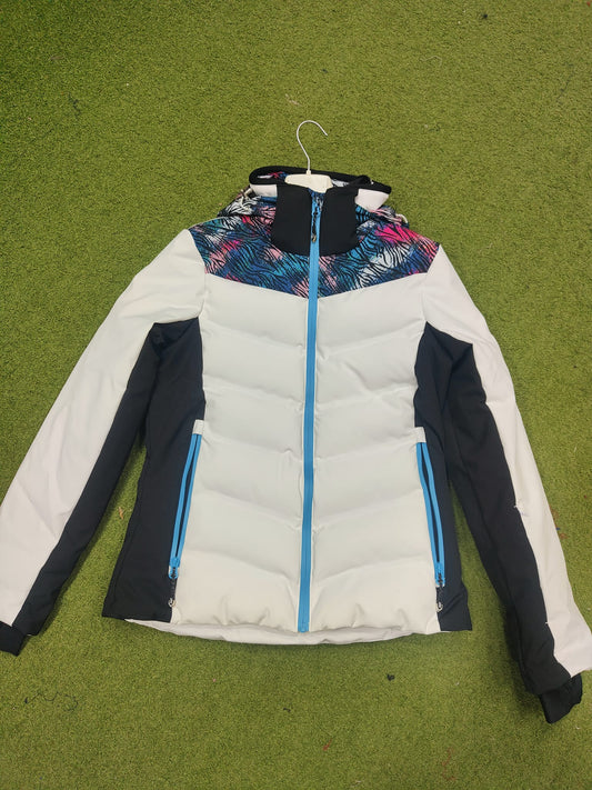 GIACCA NEVE AST DONNA BIANCO/ZEBRATO