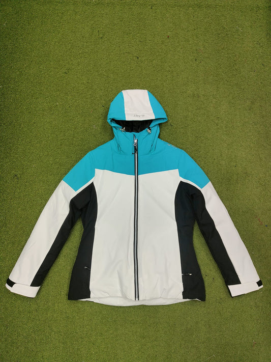 GIACCA NEVE AST DONNA BIANCO/VERDE