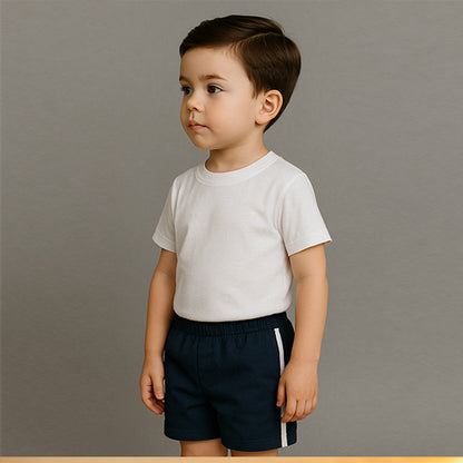 Divisa Scolastica Pantaloncino elasticizzato bambini con profili