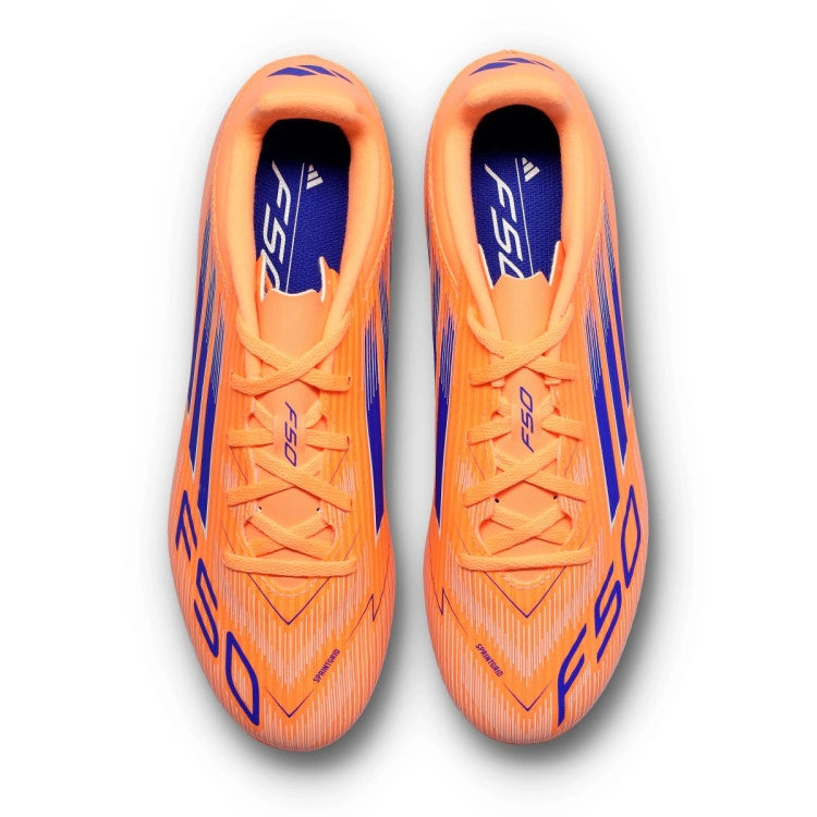 adidas f50 club fg/mg arancione-blu"