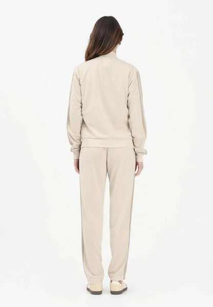 Adidas TUTA ESSENTIAL 3 STRIS BEIGE DONNA