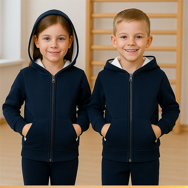 divisa scolastica tute per bambini in felpa